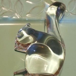 Baccarat Crystal figurines. SQUIRREL - no box